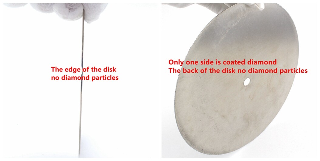 2Pcs 100 mm Diamond Lap Disk 320 Grit Flat Lap Disc For Grinding Stone