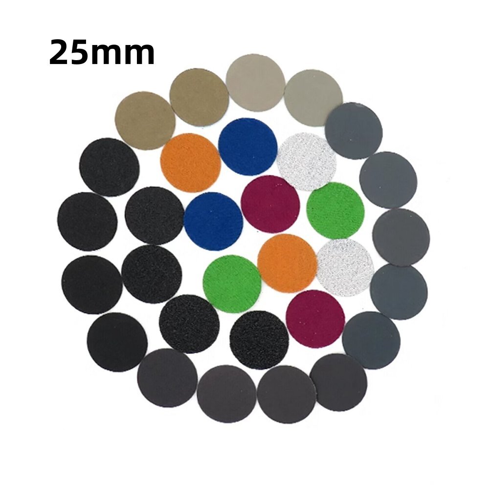 25mm 1 inch Wet Dry Sandpaper Mini Sanding Discs Hook & Loop Back 60-10000 Grit