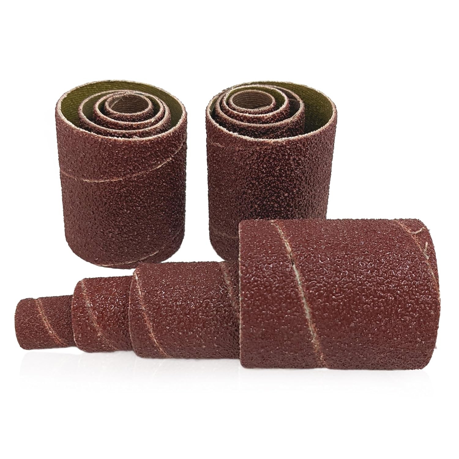 16pk Sanding Drum and Sleeves Set, Spindle Sander Attachment for Drill and