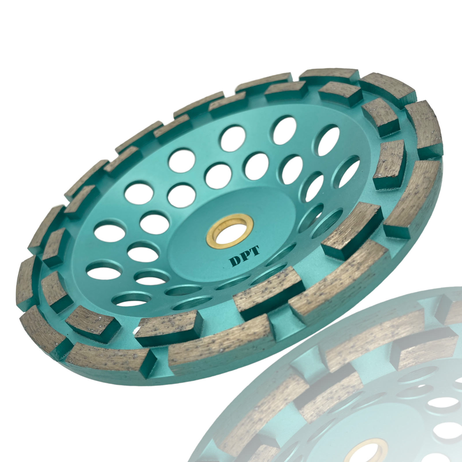 2 Pack 7” Cup Grinding Wheels for Concrete Masonry Double Row 5/8″ – 7/8″ Arbor
