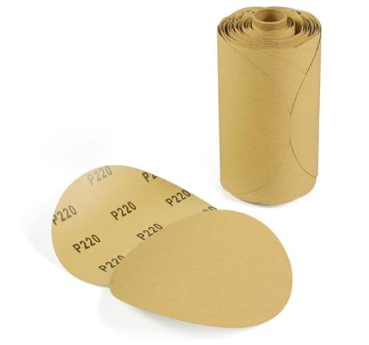 100 PCS 6 Inch PSA Sanding Discs 220 Grit Sandpapers Self 100 PCS 220Grit