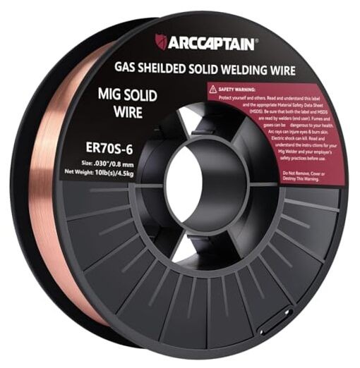 Mig Welding Wire, 0.030 10Lb Mig Wire ER70S-6 10Lbs Gas Solid 0.030″ 10Lb