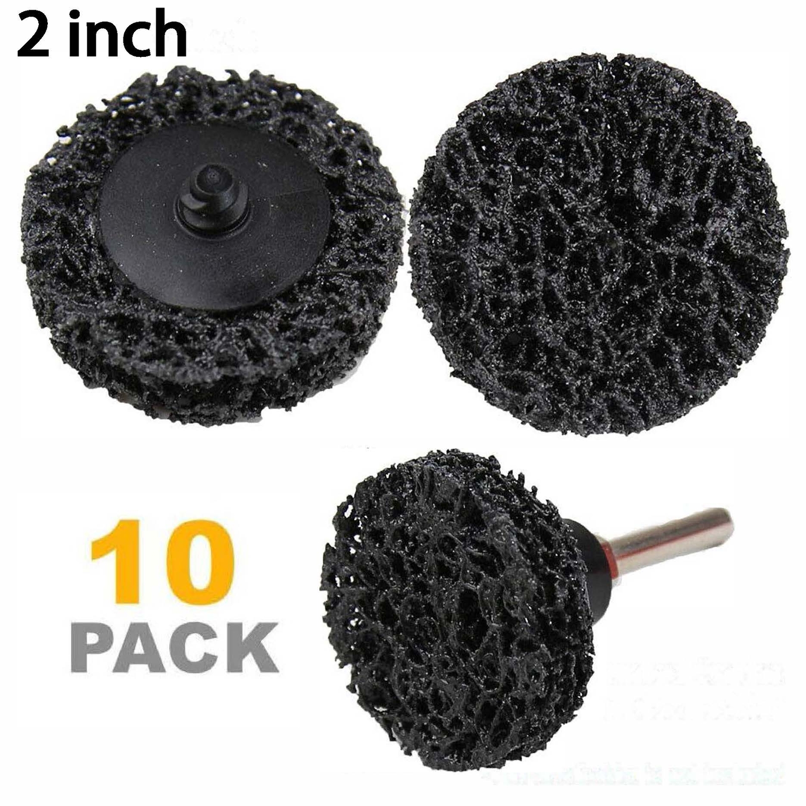 10PCS 2″ Roll Lock Die Grinder Stripping Paint Rust Removal Wheels Sanding Discs