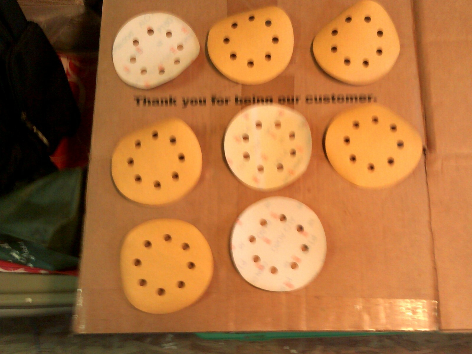 8 Of Virginia Abrasives Part # 412-58180 Hook & Loop Aluminum Oxide Discs 5″