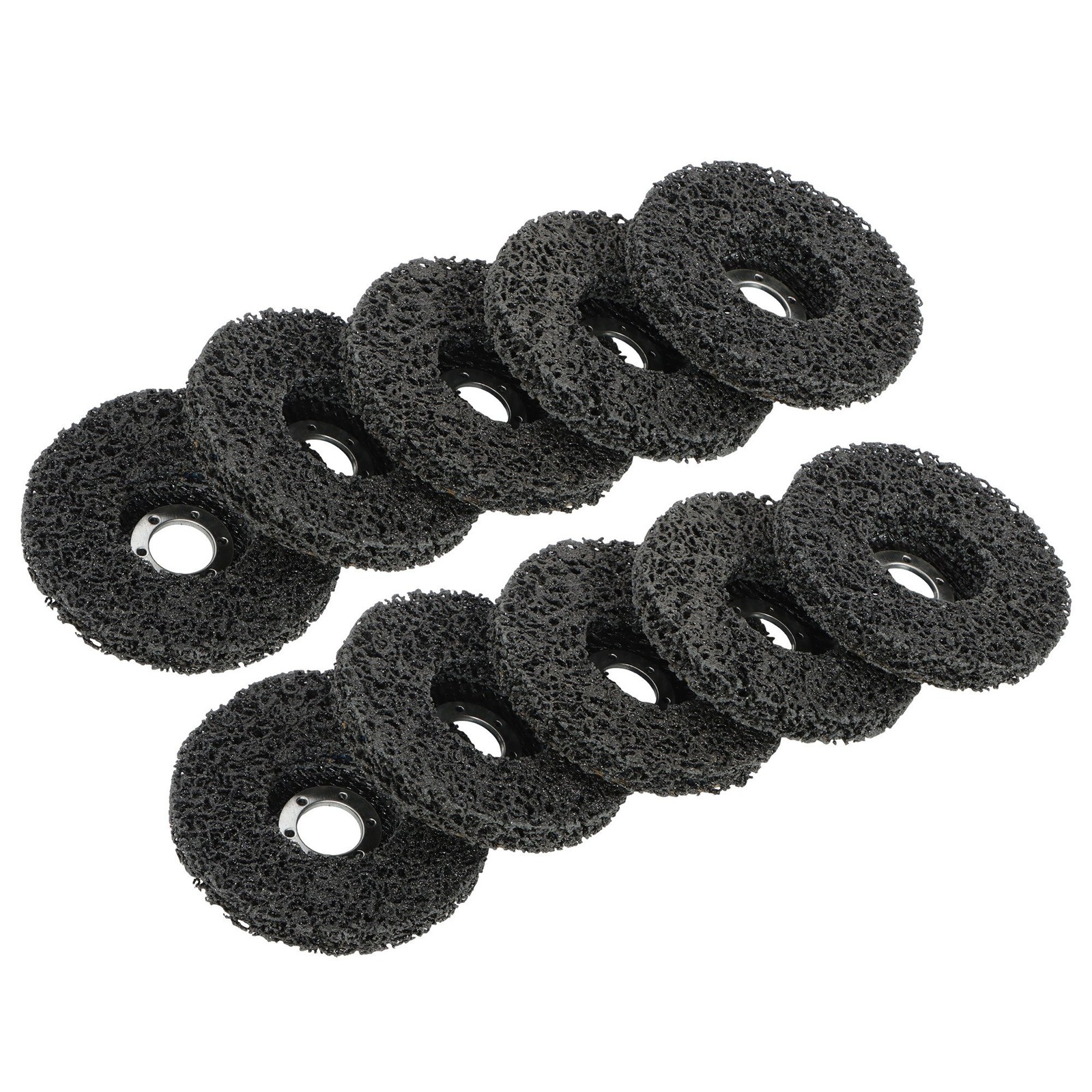 10 Pieces of 4.5inch x 7/8 inch Black Diamond Grinding Discs for Angle Grinder
