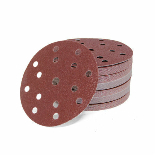 Sanding Discs 150mm 15 Hole Touch Fastener Eccentric Sandpaper Sheets P40 320