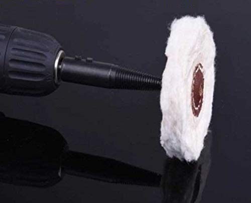 Tapered Spindle Adapter Threaded for Bench Grinder Buffing Polishing Black