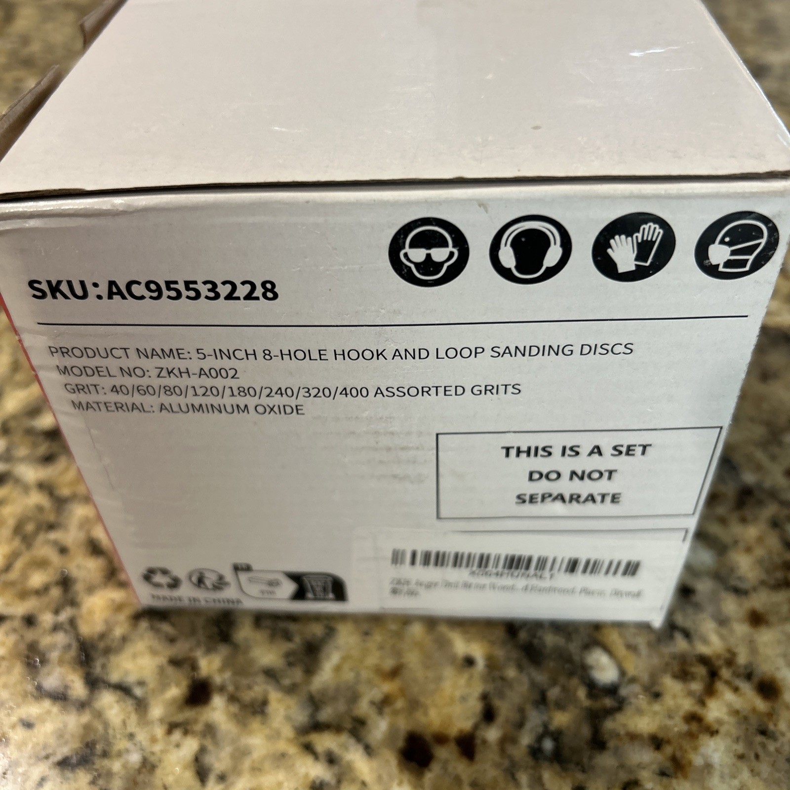 ZKH 5″125mm 8’hole Hook And Sanding Discs