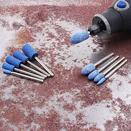 1/8″ Shank Abrasive Mounted Stone Grinding Bits Sanding Drill Bit for Rotary