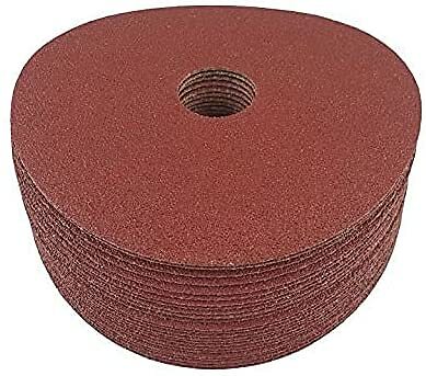 Starcke Premium Resin Fiber Discs 25 Pack Heavy Duty Aluminum Oxide