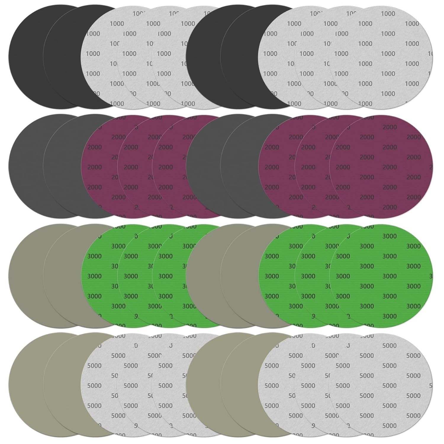 Ultimate 40PC Wet Dry Sanding Disc Set – Achieve Professional Finishes with Ease