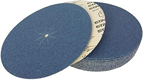 Starcke Premium 7 Inch Slotted Edger Wood Floor Sanding Discs 8 Slots 5/16″ Hole