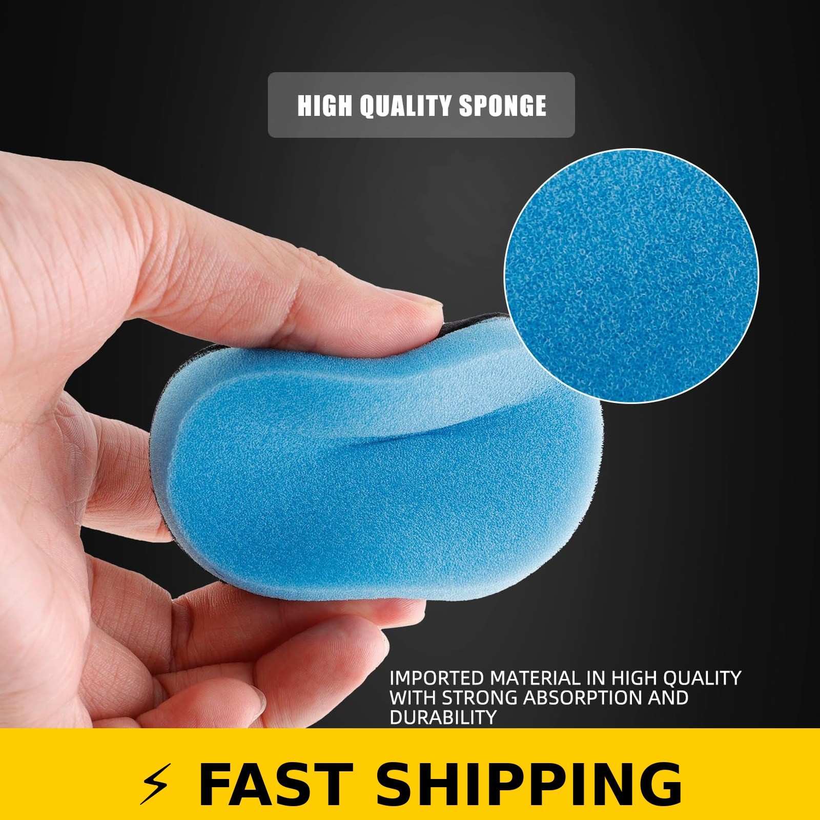 ZFE 44Pcs Car Foam Polishing Pad Kit for Detail Buffing