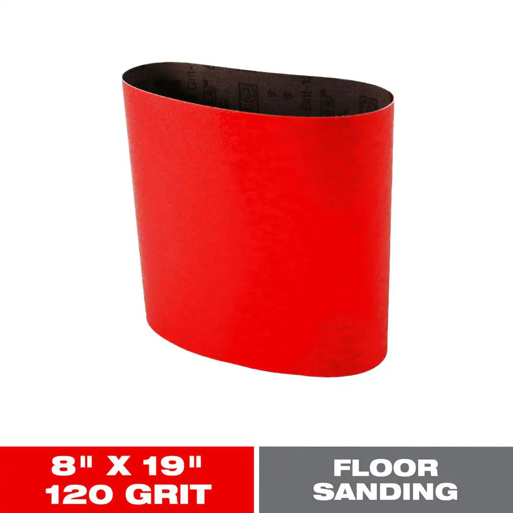 8 In. X 19 In. 120-Grit Sanding Belt for EZ-8 Sanders