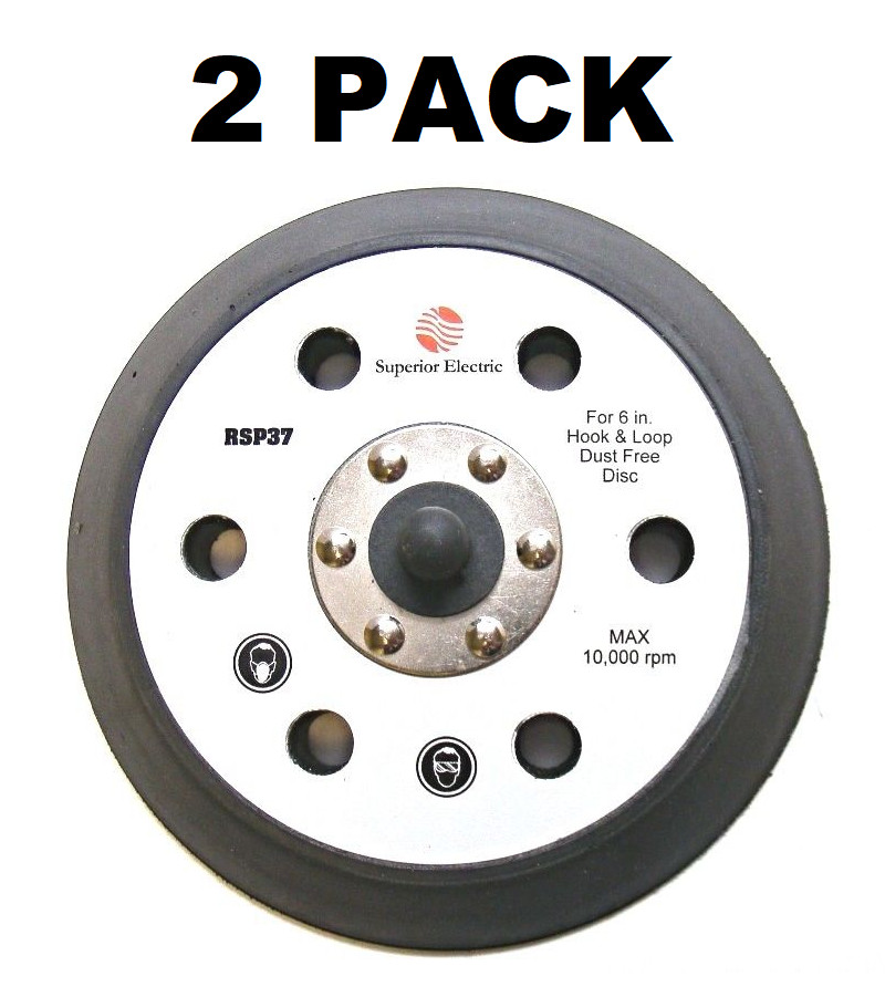 6″ Standard Pad for Porter Cable 16000 A14387 7336 97366 Random Orbit Sander 2PK