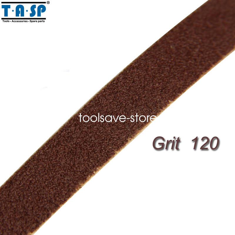 10PC Abrasive Sanding Belts 3/8″x13″, 10x330mm Belt Sander Sandpaper