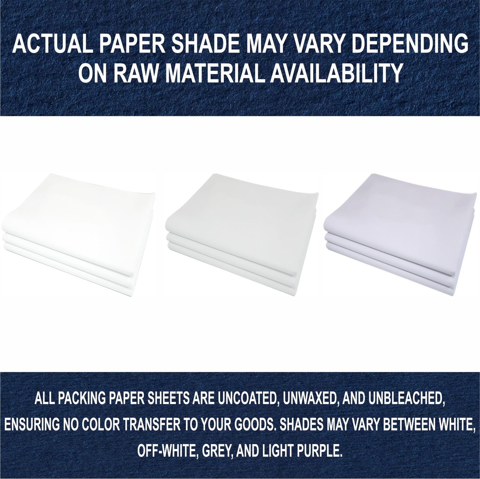 White Bulk Packing Paper Sheets for Moving | 640 sheets | 27″ x 17″ | 20 lb | Tw