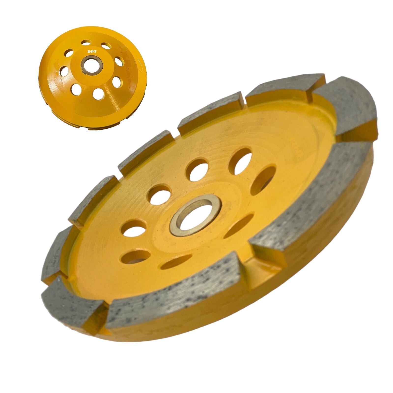 3 Pack 4″ Diamond Segment Grinding Cup Wheel Disc For Concrete Stone Grinders
