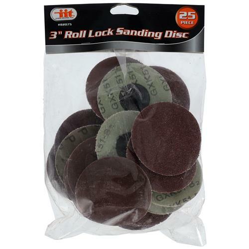 25pc 3″ 36 60 80 120 220 Assorted Grit Sanding Discs Surface Abrasive Pads 82075