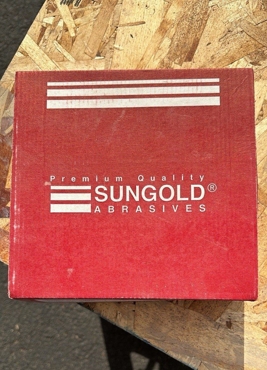 40Grit 7″ plain backed edger sanding disc – Sungold Abrasives 87503 (37 pack)