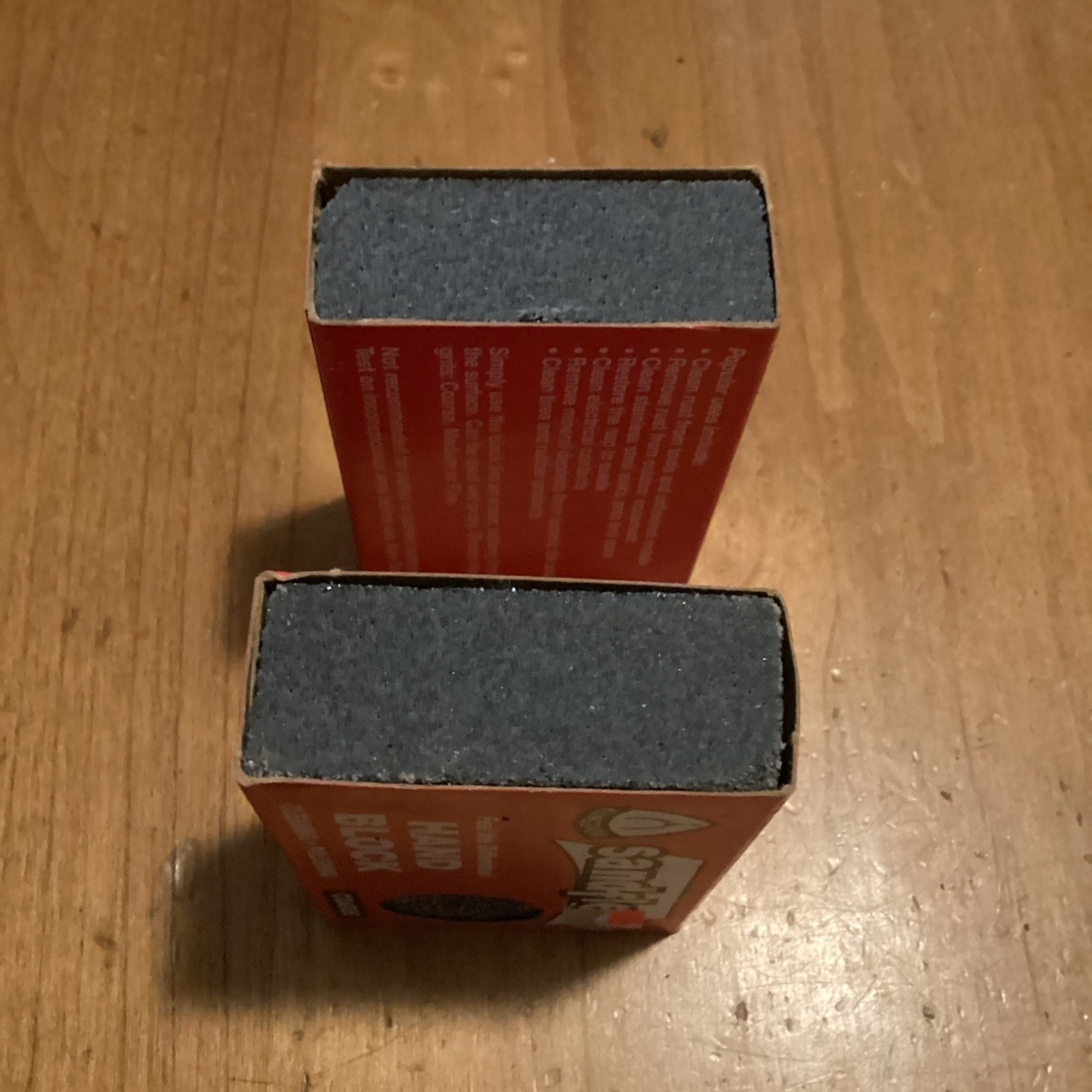 Two Klingspor Sandflex Abrasive Sanding Hand Block for Tool Maintenance Coarse