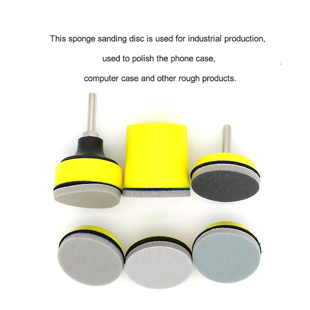 2 Inch（50mm）Hook & Loop Sponge Sandpaper Wet and Dry Sanding Discs 300-3000 Grit