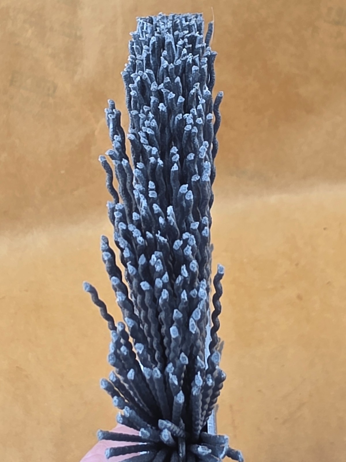 NEW NYLON ABRASIVE Wheel Brush – 8″ in Dia – Crimped Round BRISTLES, 1-9/16 BORE