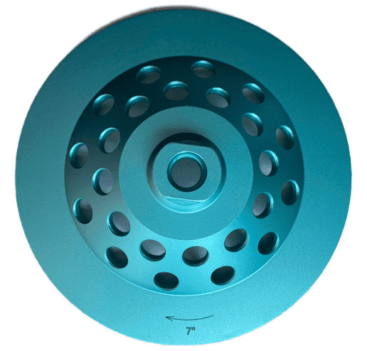 3-Pack 7″ Diamond Cup Wheel Grinding Concrete Masonry 12 Segment 5/8″-11 Thread