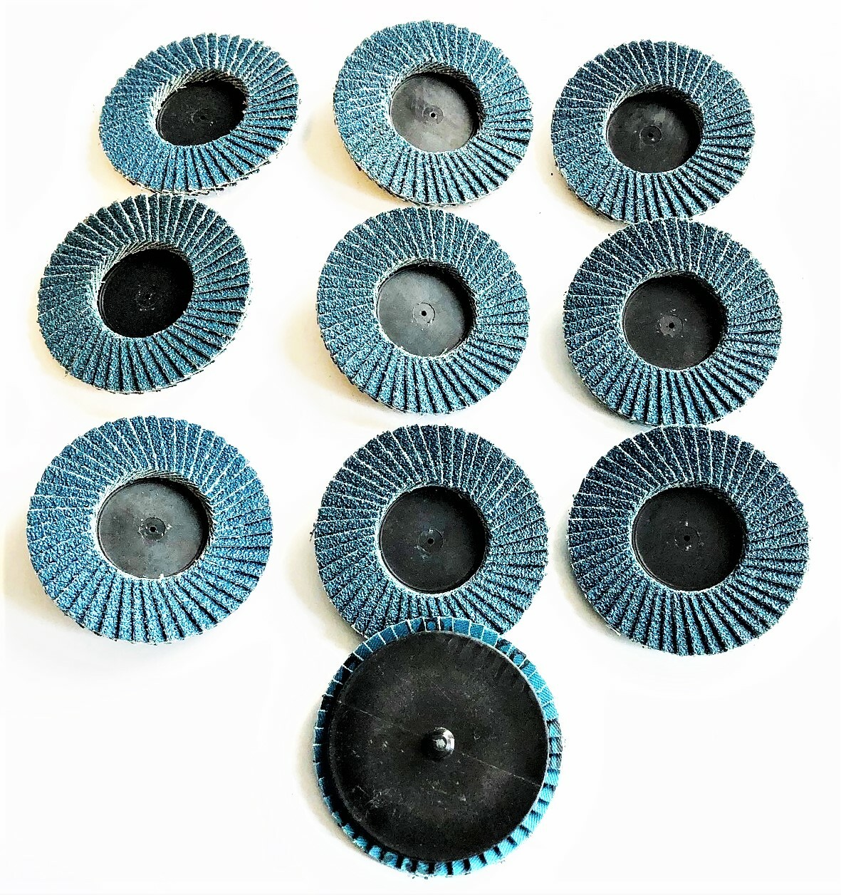 20 ATE PRO 3″ ROLL LOCK TWIST ON SANDING FLAP DISCS ZIRCONIA 60 GRIT #40182