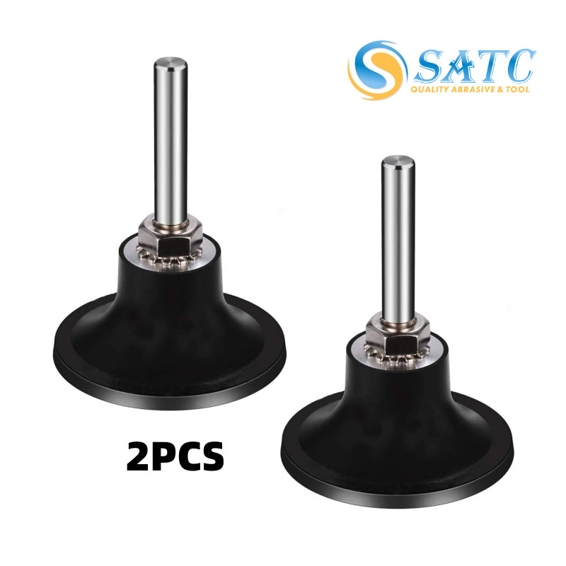 2PACK 2″ Roll Lock Sanding Disc Pad Holder Quick Change Adapter with 1/4″ Shank