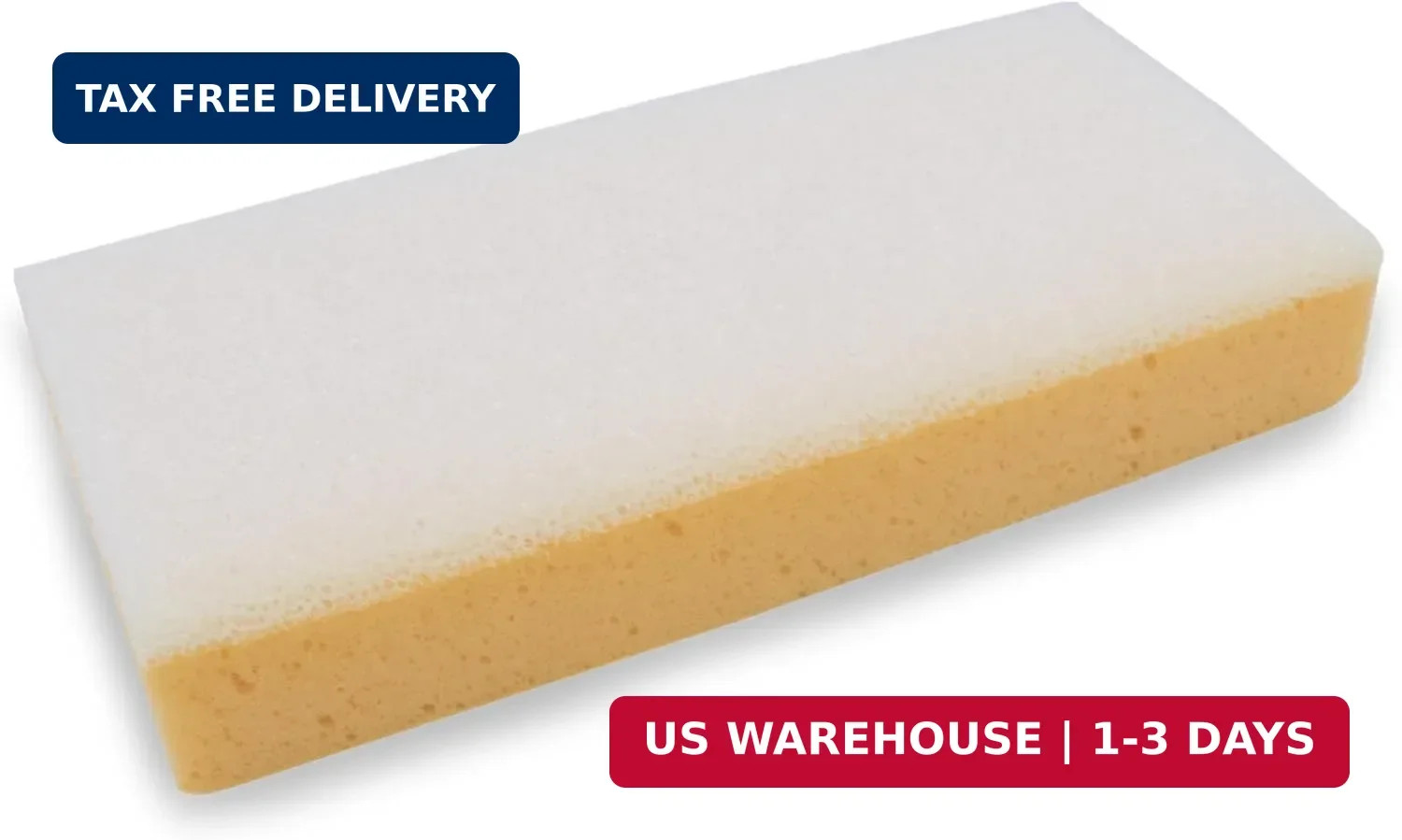 QLT Drywall Sanding Sponge, Dual-Sided Wet Sanding Block, Reusable