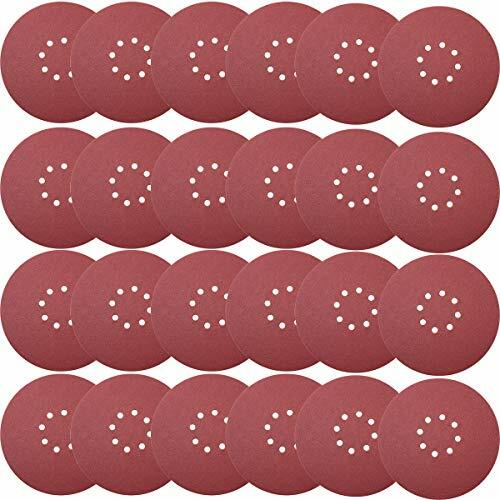 30Pcs 80 Grit 9-Inch 8-Hole Hook-And-Loop Sanding Discs Sander Paper For Drywall