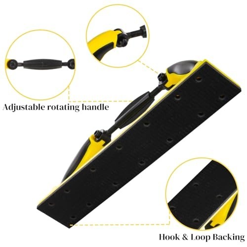 Adjustable Radius Flex Sanding Block for Automotive Woodworking
