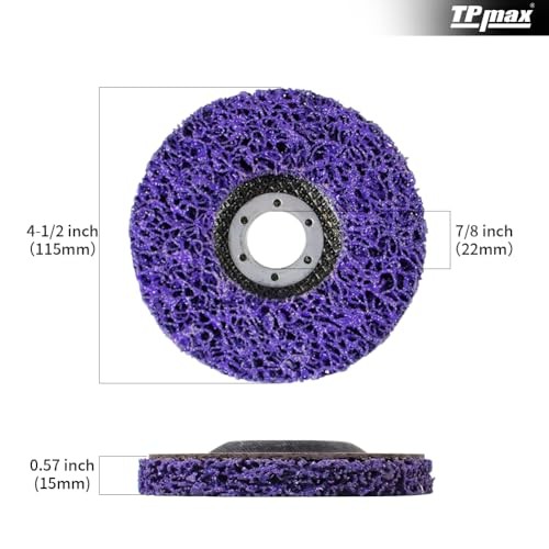 4-1/2″ x 7/8″ Strip Disc 5Pk Rust & Paint Removal for Angle Grinder