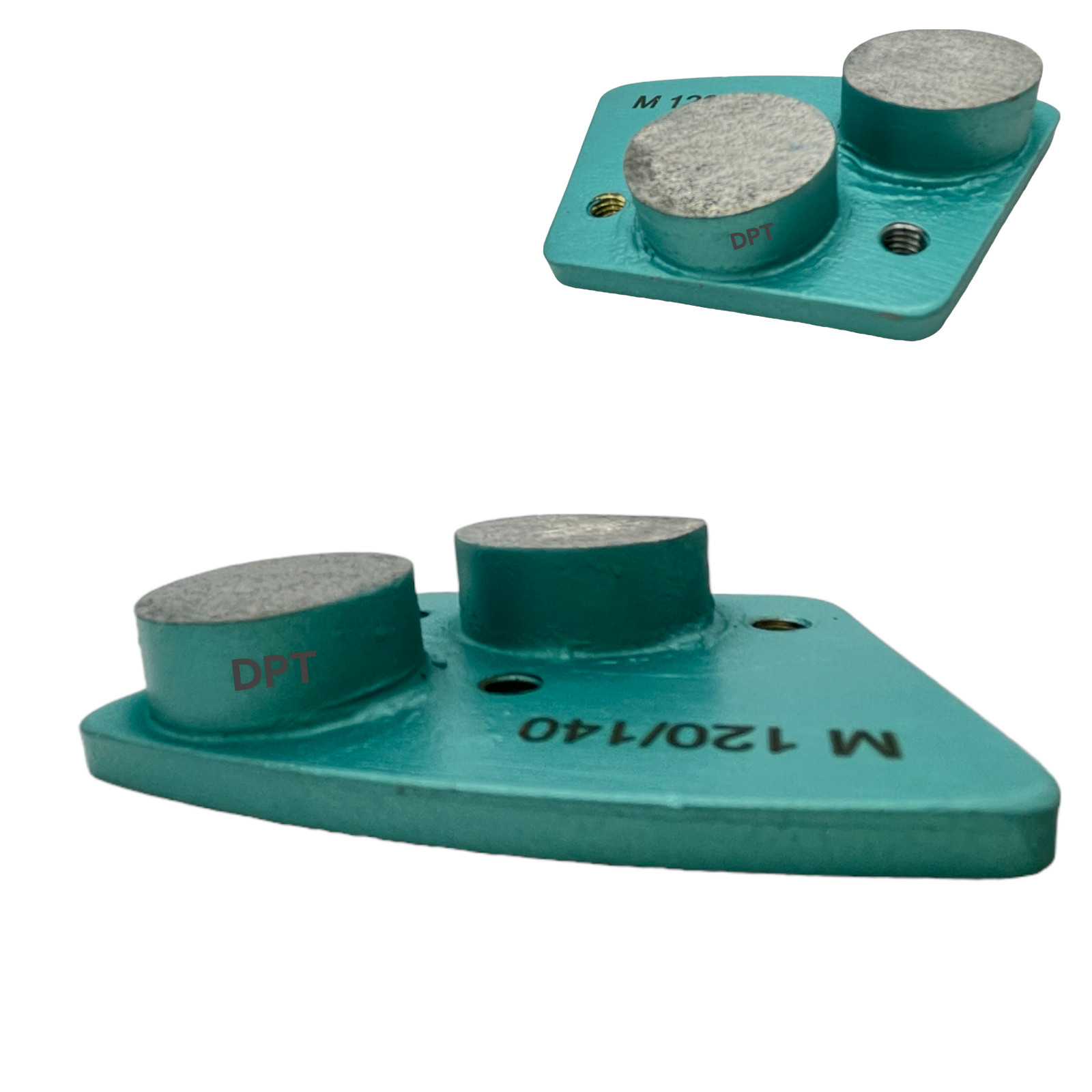 18Pk Trapezoidal Grinding Discs for Concrete Floor Grinder 120 Grit Medium Bond