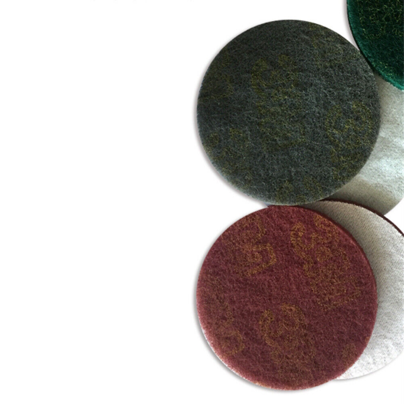 5 inch 125mm Scouring Pad Hook and Loop Abrasive Cleaning Pad Coarse Medium Fine