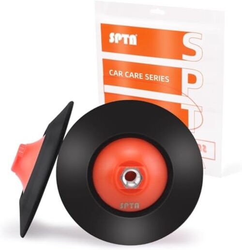 2Pcs RO Rotary Flexible Backing Plate, Hoop 6Inch (150mm) Orange M14 Thread