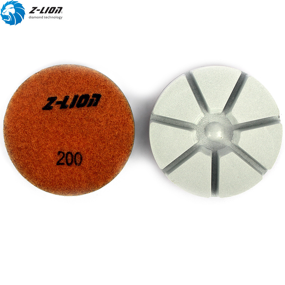 7Pcs Diamond Floor Polishing Pads 3” Grit 50-3000 for Concrete Grinding Discs