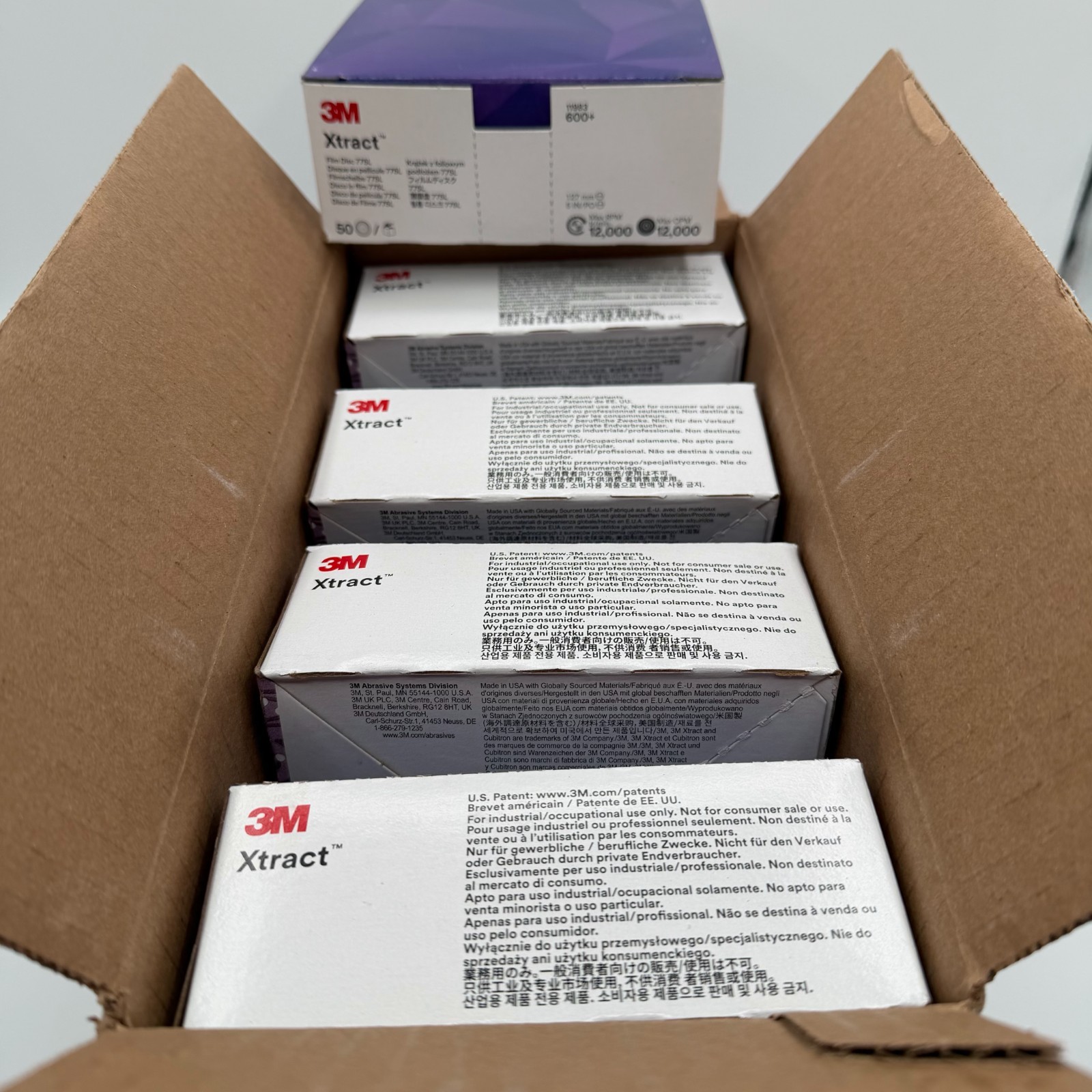 5 packs of 50 (250) 3M XTRACT CUBITRON II film disc 775l 5 in X NH 600+ 11983