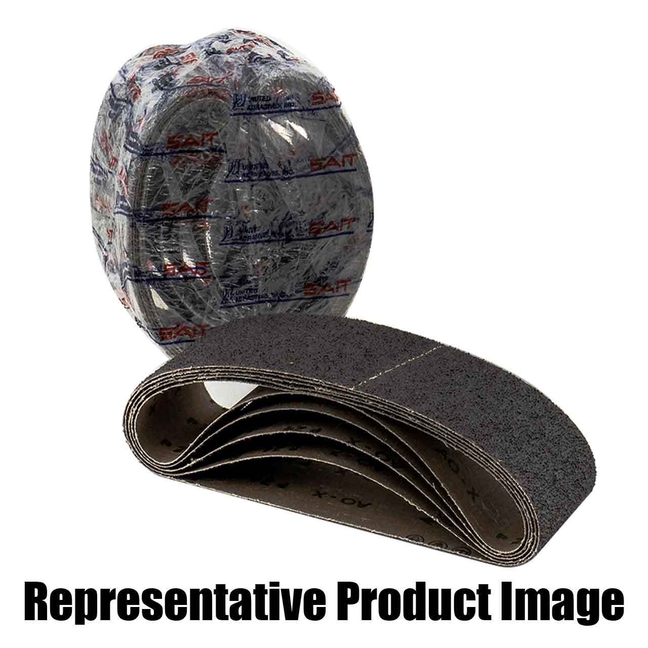 United Abrasives 63252 6×48 AO Open Aluminum Oxide Benchstand Belt 40 Grit 10 pk