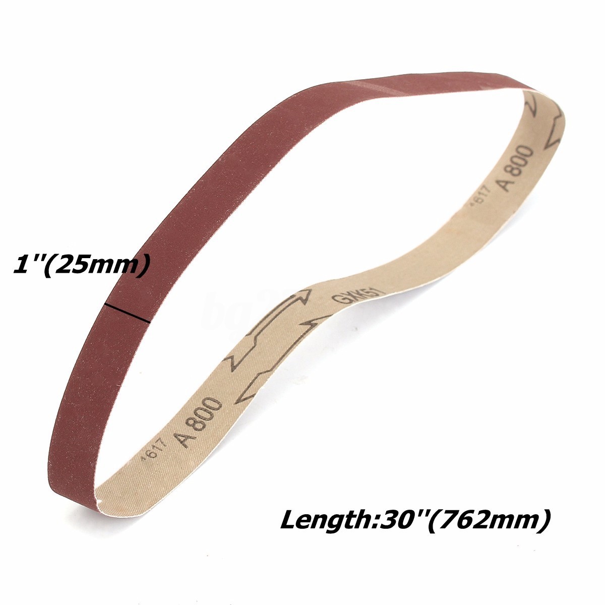 1/5pcs Sanding Belts 25x762mm Aluminum Oxide Sander Abrasive 1″x30″ 60~1000 Grit