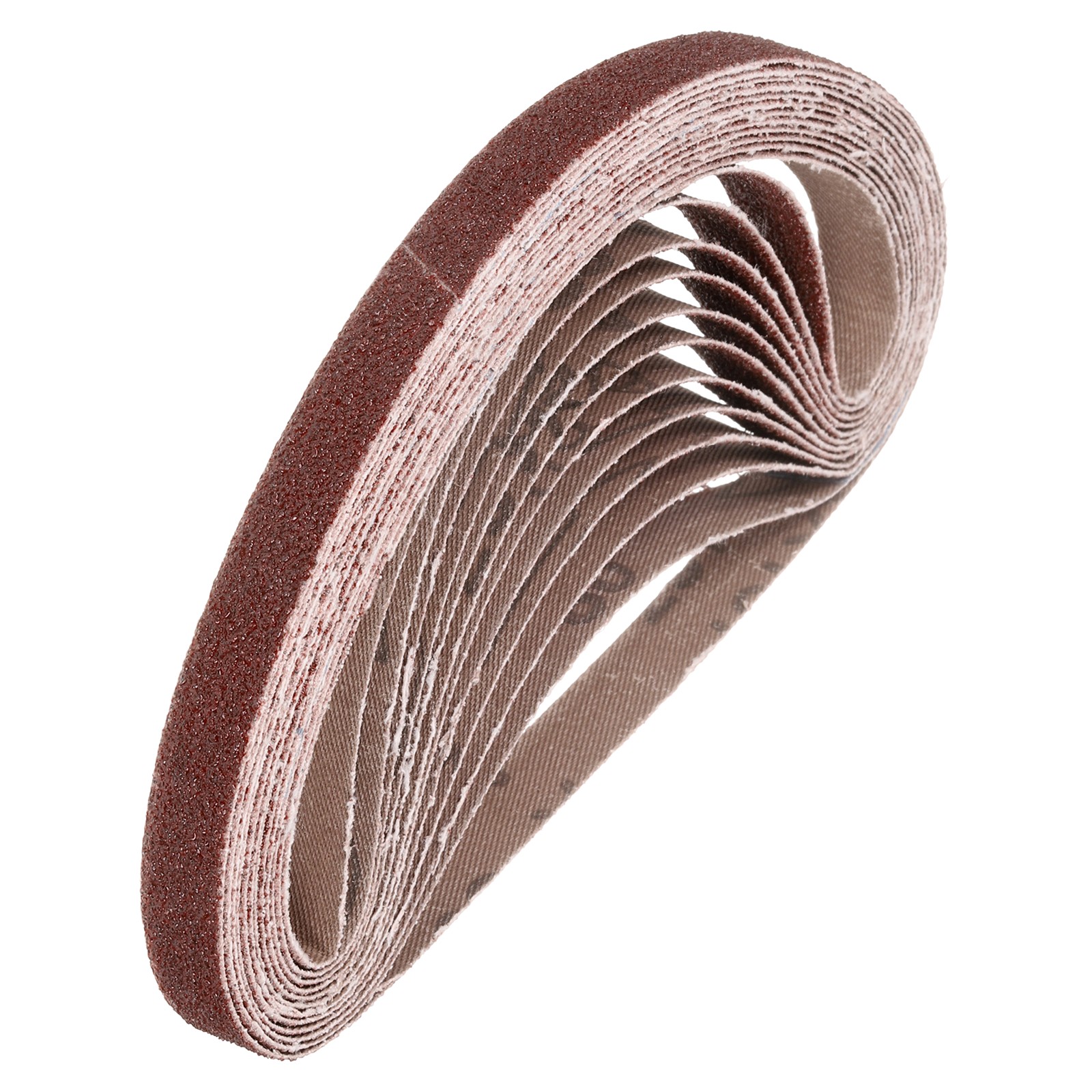 3/4 x 20 1/2 Inch Sanding Belts, 10 Pcs 60 Grit Aluminum Oxide Belt