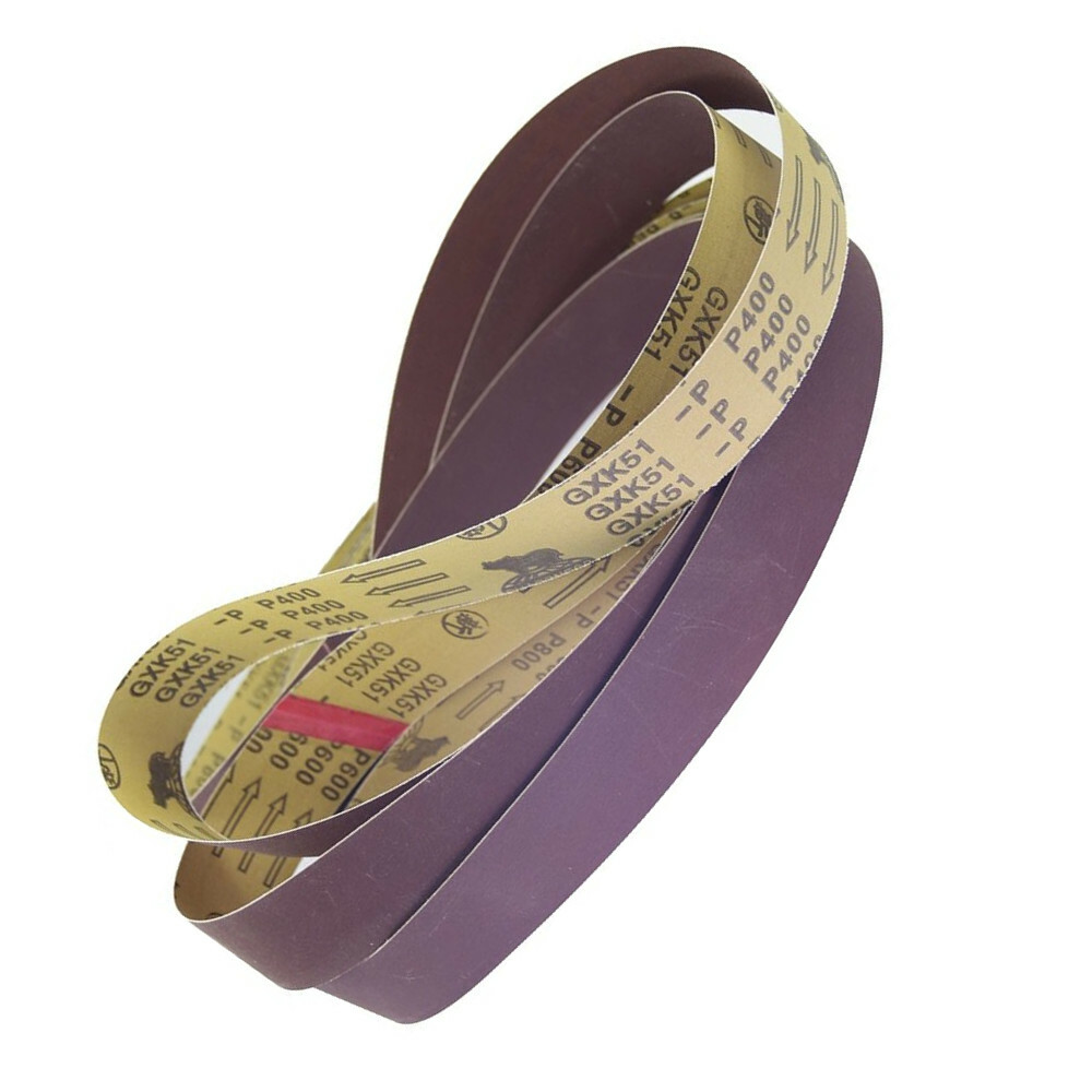 1Pcs 610-2000mm Sanding Belt Aluminum Oxide 24-78.74 in for Wood Metal Grinding