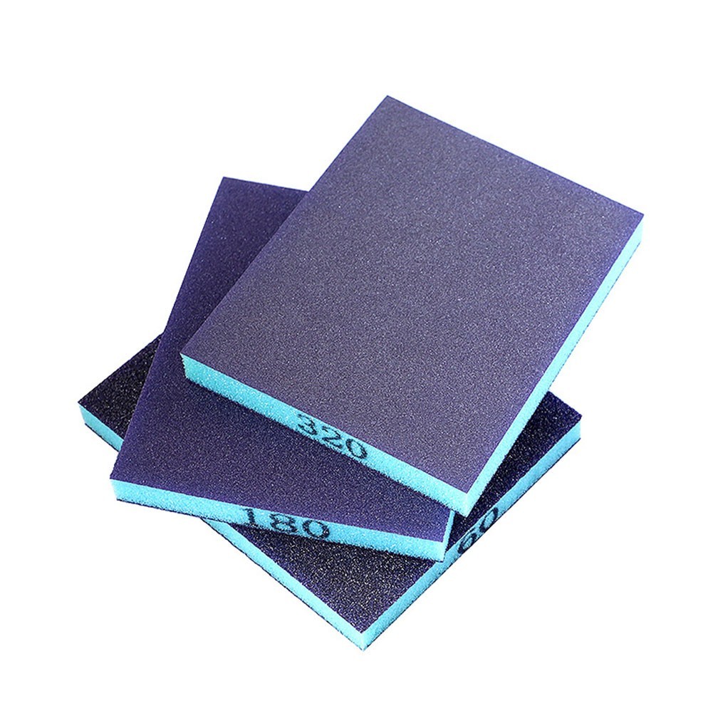 Premium Sanding Blocks Wet & Dry Foam Pads for Craft and Polishing 6 pack