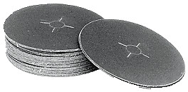 CRL 6″ x 7/8″ 120X Grit Polyester Back Sanding Discs – pack of 50
