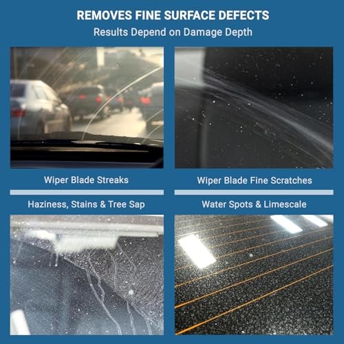 21003 DIY Windshield Polishing Kit for Electric Drills – Restore Clarity to