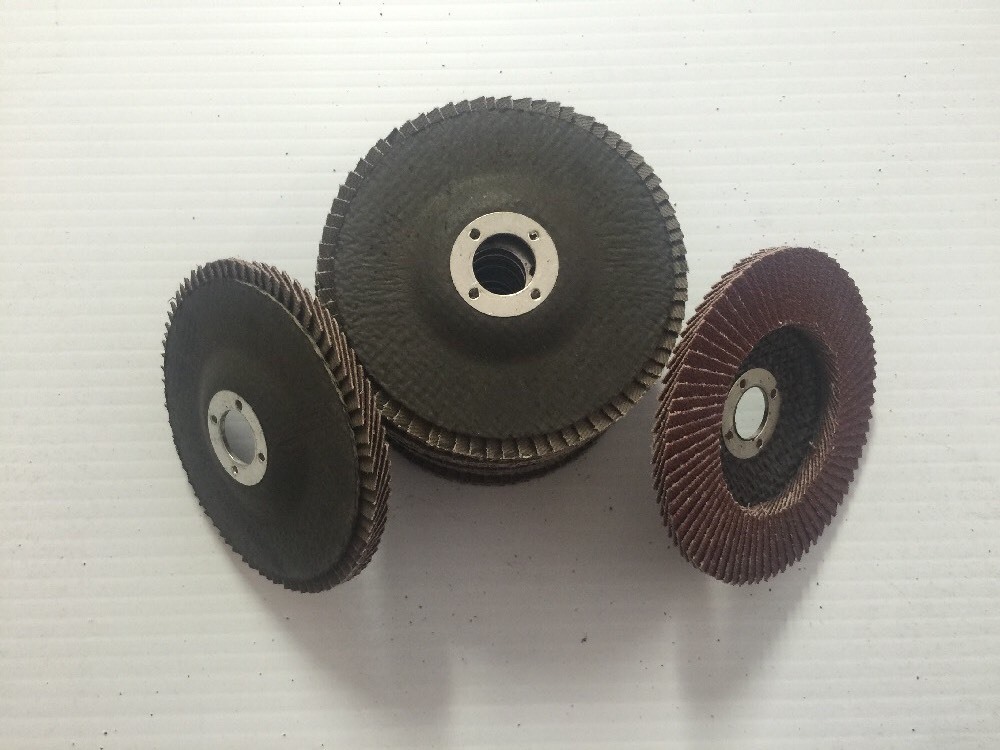 10x 4 ” 60 Grit Flap Sanding Grinding Discs 4″ 5/8″ Angle Grinder Wheels