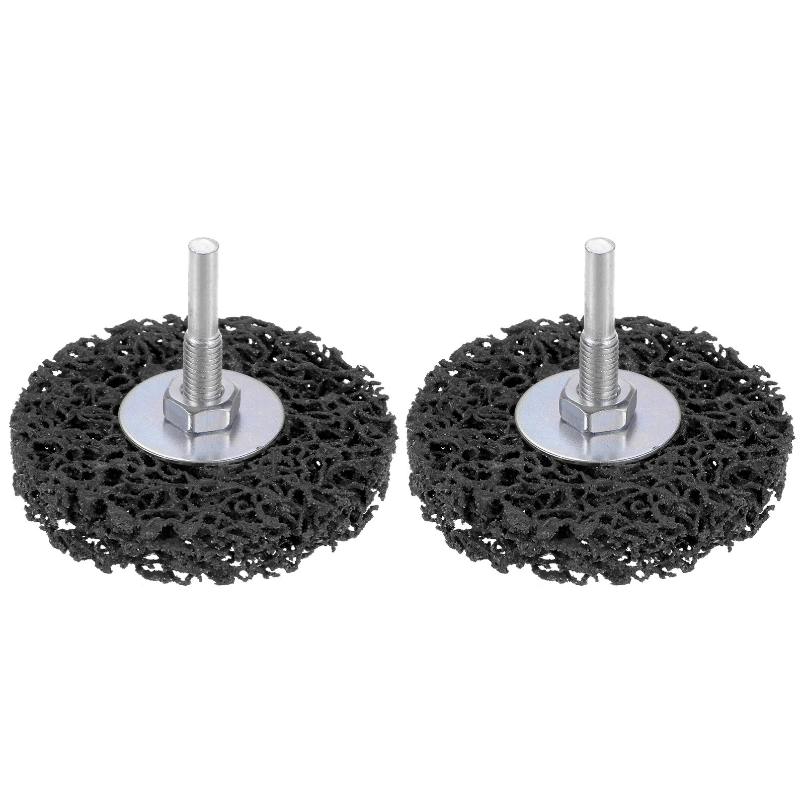 2pcs Strip Wheel Stripping Wheels 3″x1/2″x1/4″ Shaft for Black