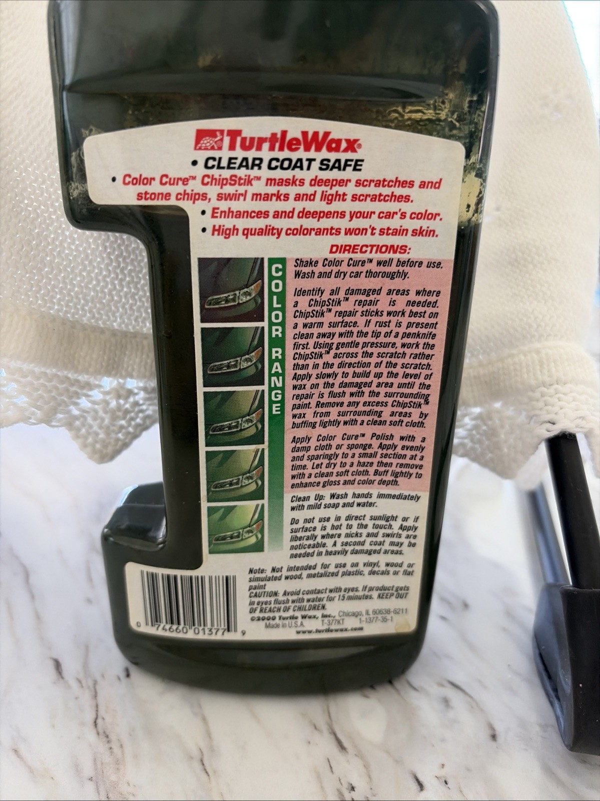 Turtle Wax Color Cure Car Polish Green w/ Dark green 16oz 80% Vintage