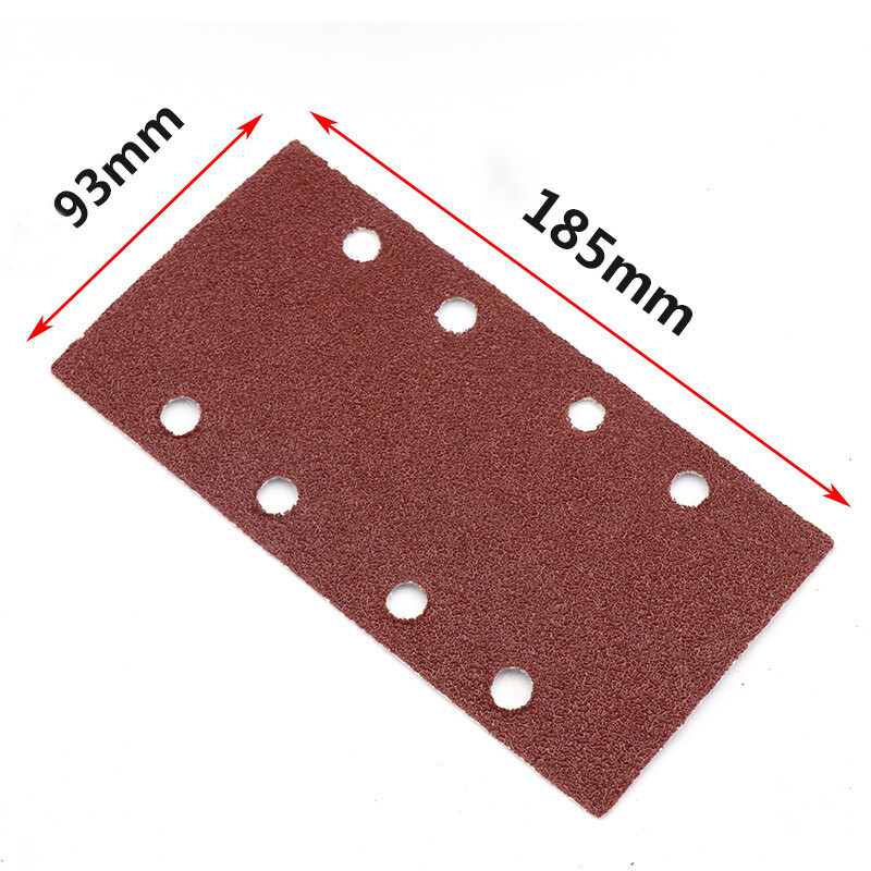 Hook & Loop 1/3 Sanding Sheet Papers 95 x 185mm Sandpaper Sand Abrasive Pads
